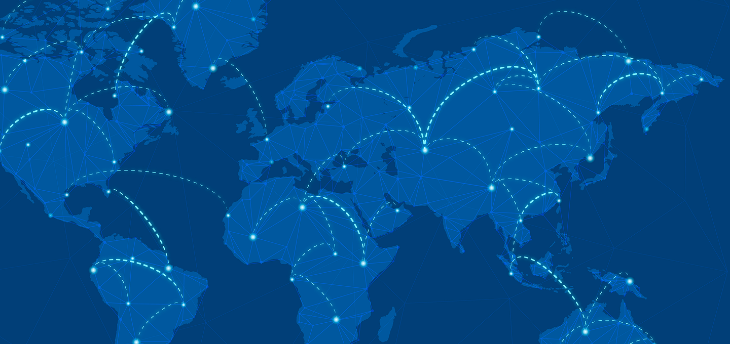 Rede global de ligações logísticas da Palsystems